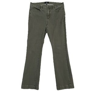 Oat New York High Rise Boot Crop Denim Jeans  Size 30 (33"x30")‎ Green
